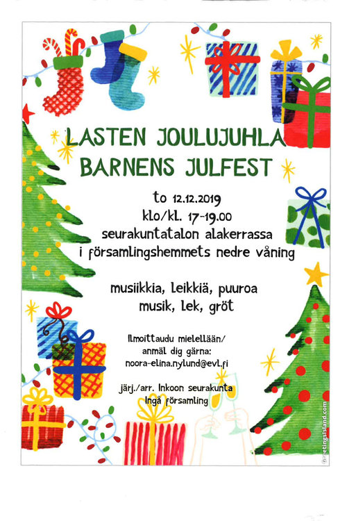 Lasten joulujuhla Lasten joulujuhla