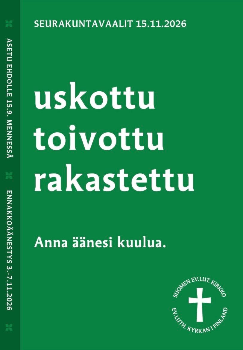 Seurakuntavaalit 15.11.2026